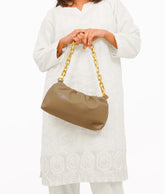 Beige cloud bag